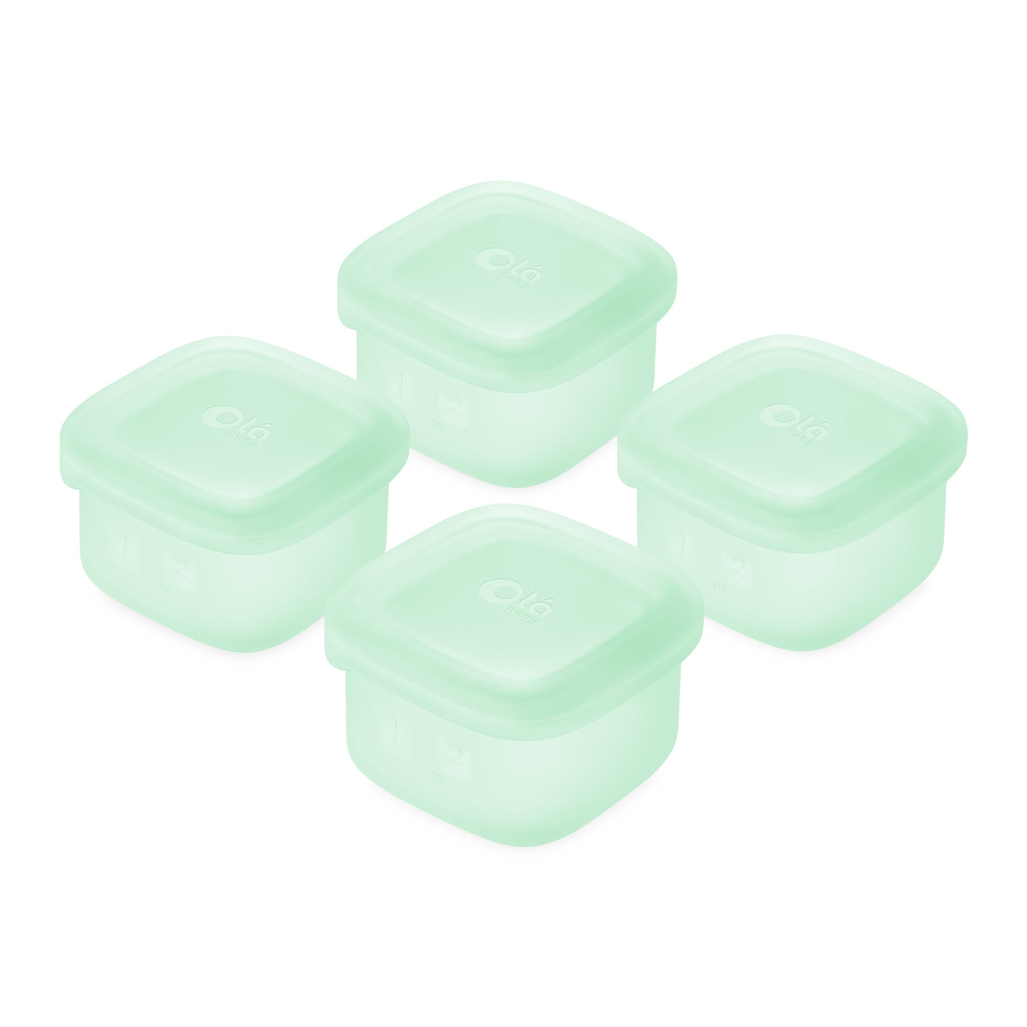 Little Bites Silicone Snack & Baby Food Containers—4 Pack