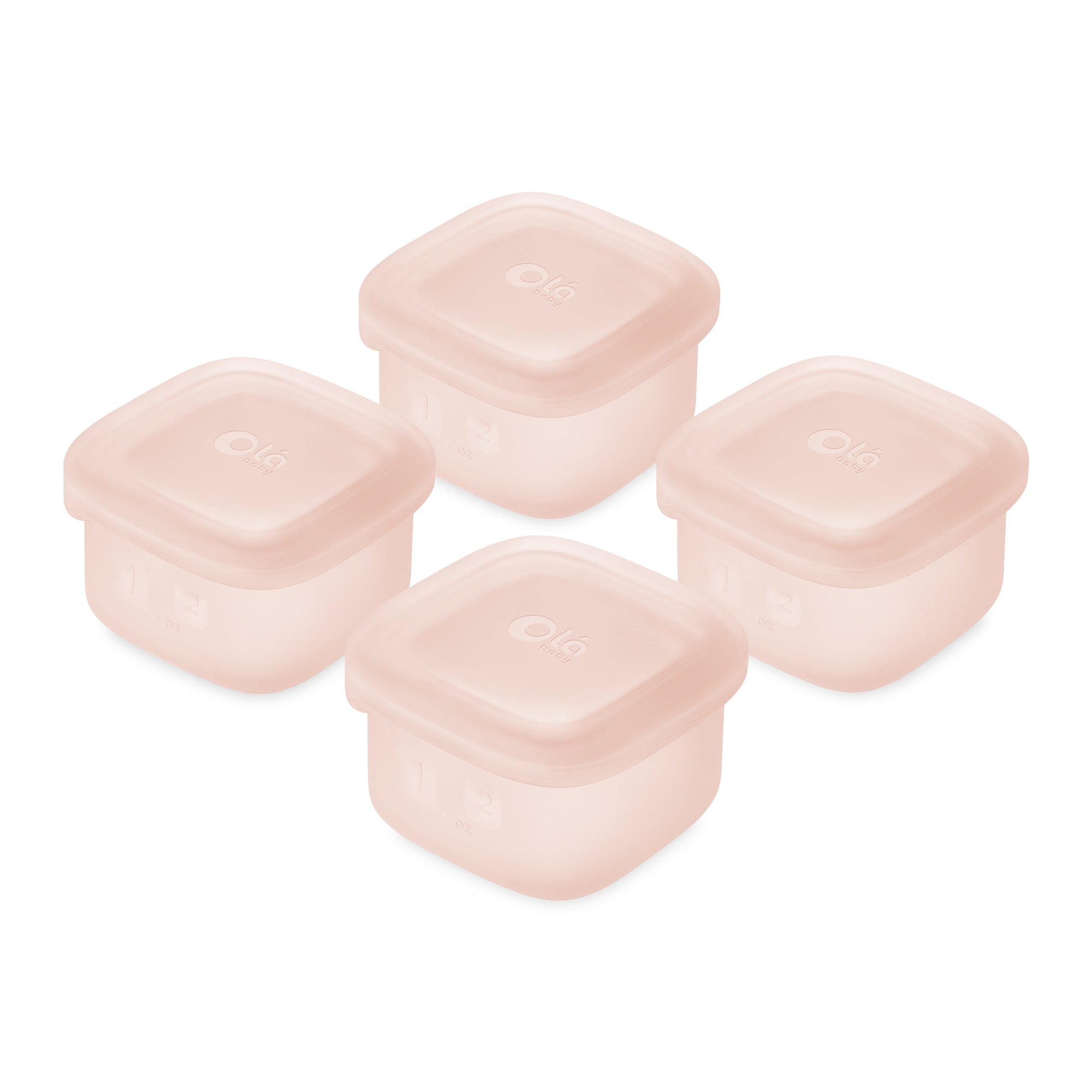 Little Bites Silicone Snack & Baby Food Containers—4 Pack