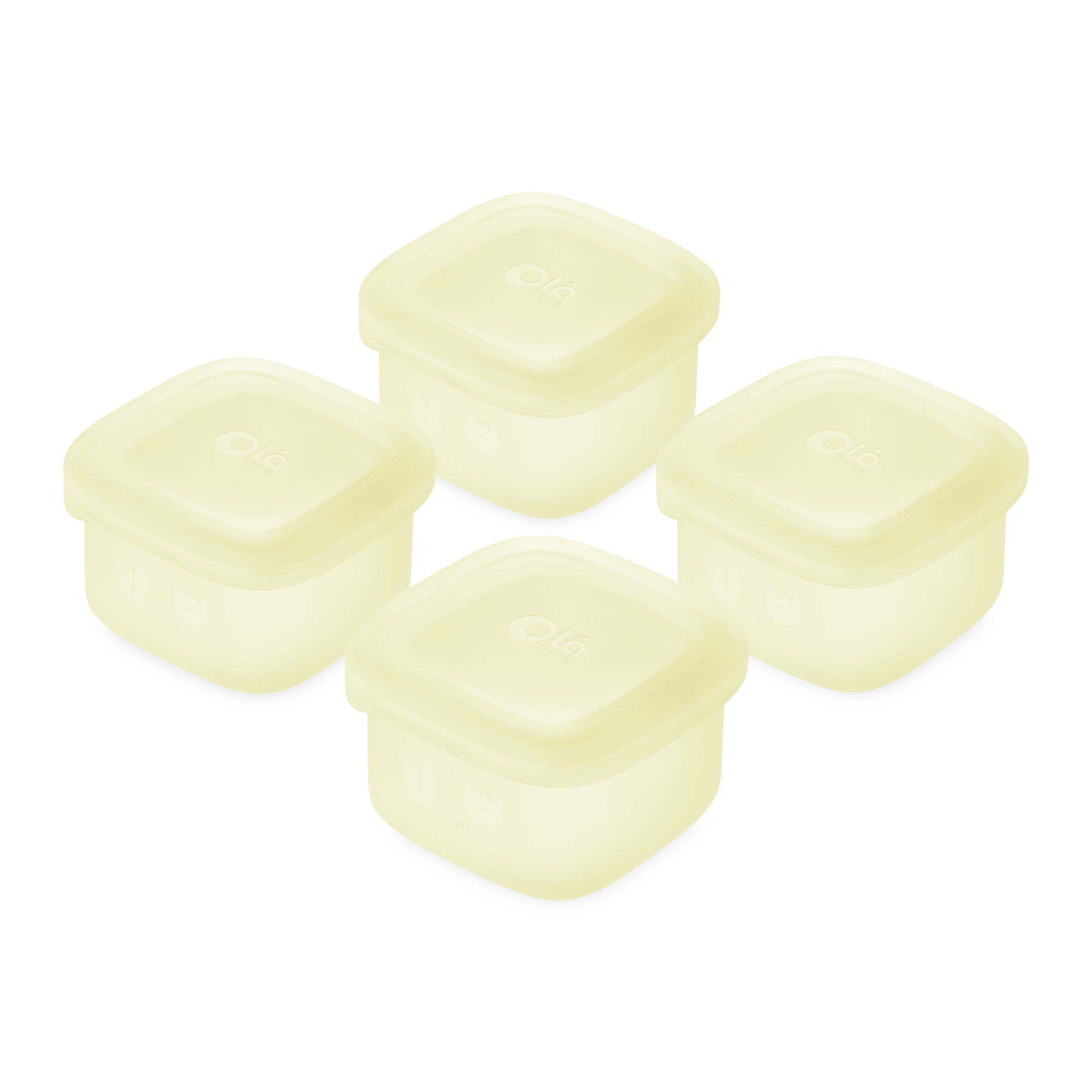 Little Bites Silicone Snack & Baby Food Containers—4 Pack