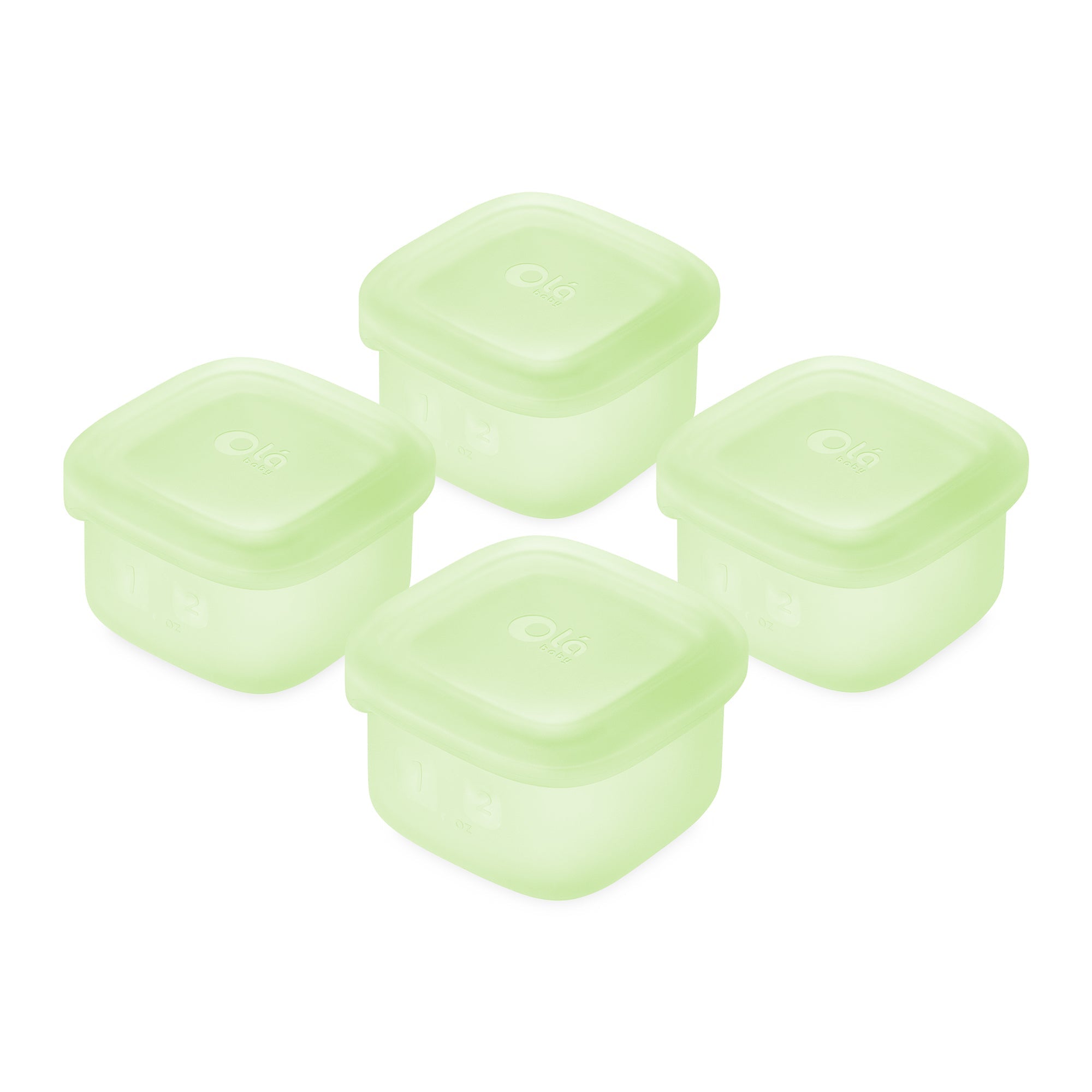 Little Bites Silicone Snack & Baby Food Containers—4 Pack