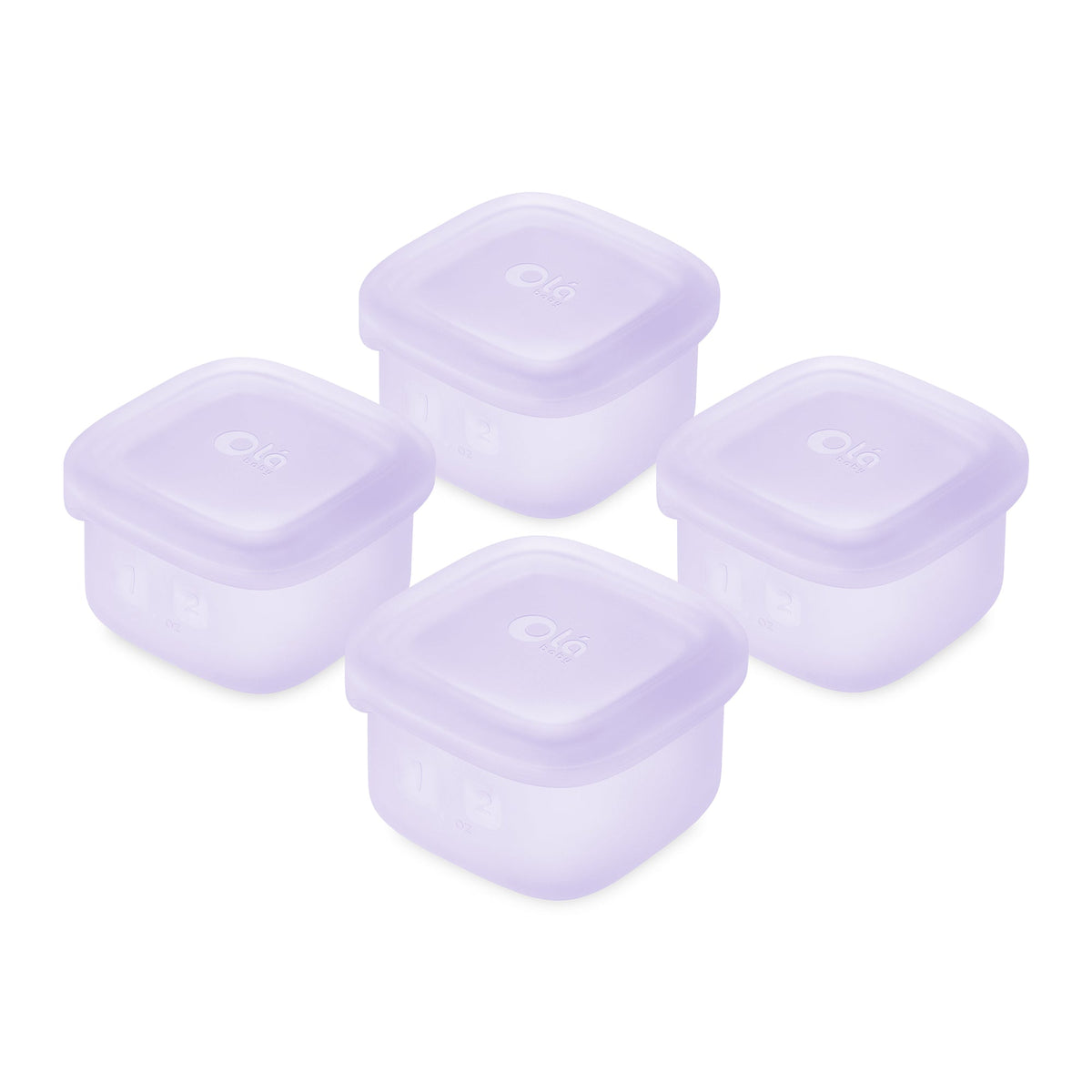 Little Bites Silicone Snack & Baby Food Containers—4 Pack