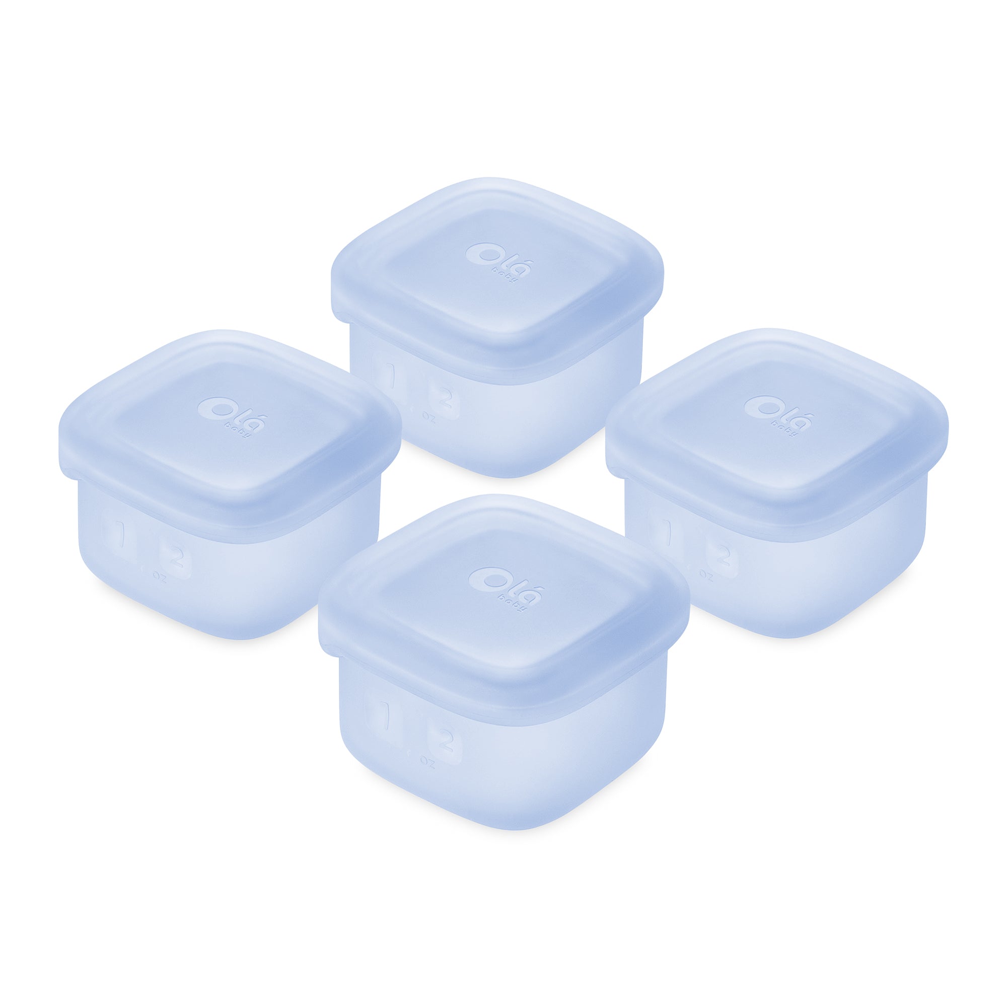 Little Bites Silicone Snack & Baby Food Containers—4 Pack