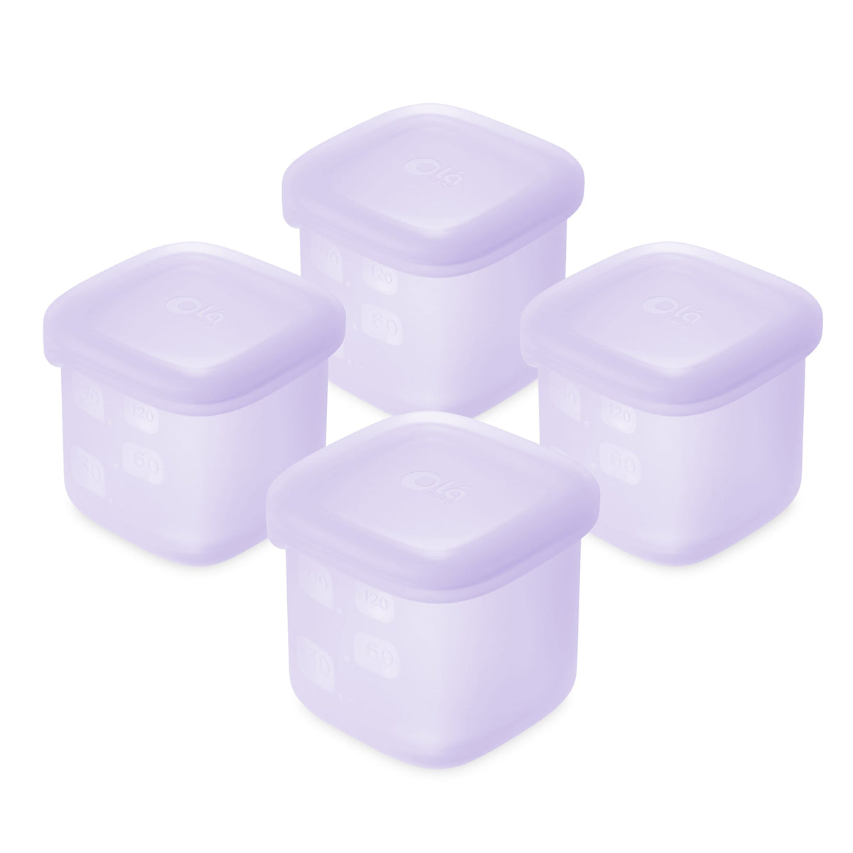 Little Bites Silicone Snack & Baby Food Containers—4 Pack