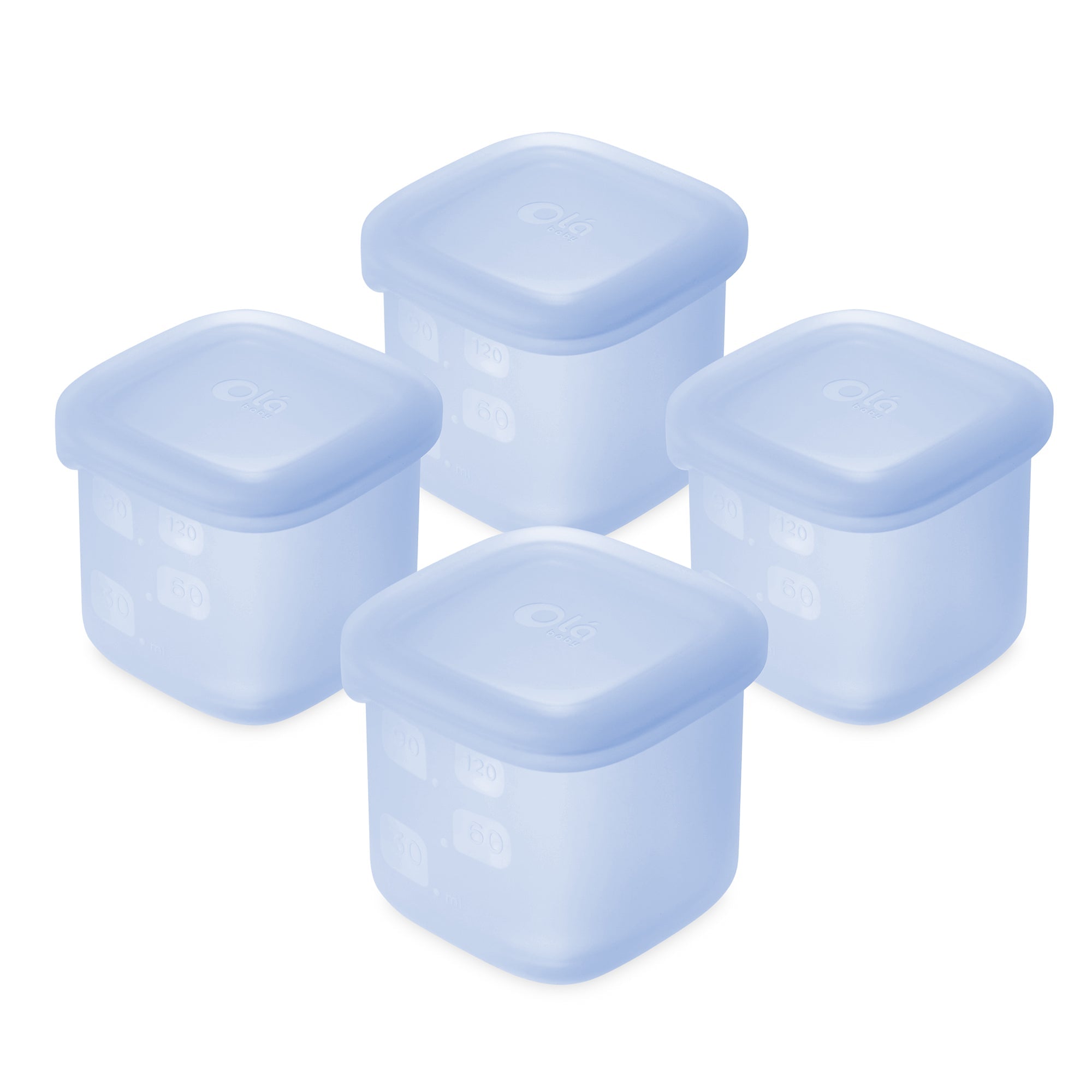 Little Bites Silicone Snack & Baby Food Containers—4 Pack