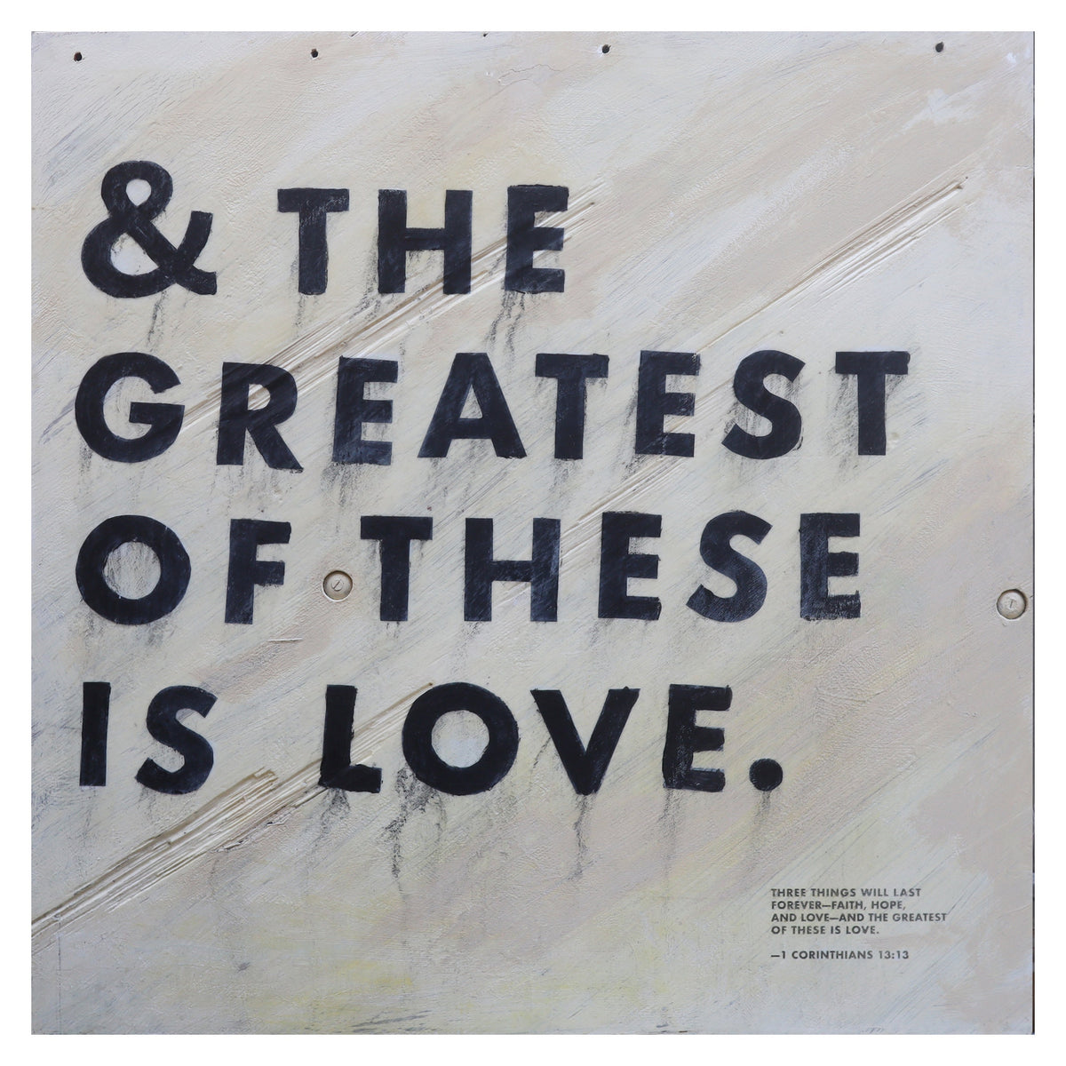 The Greatest of These Is Love- Christian Art Print