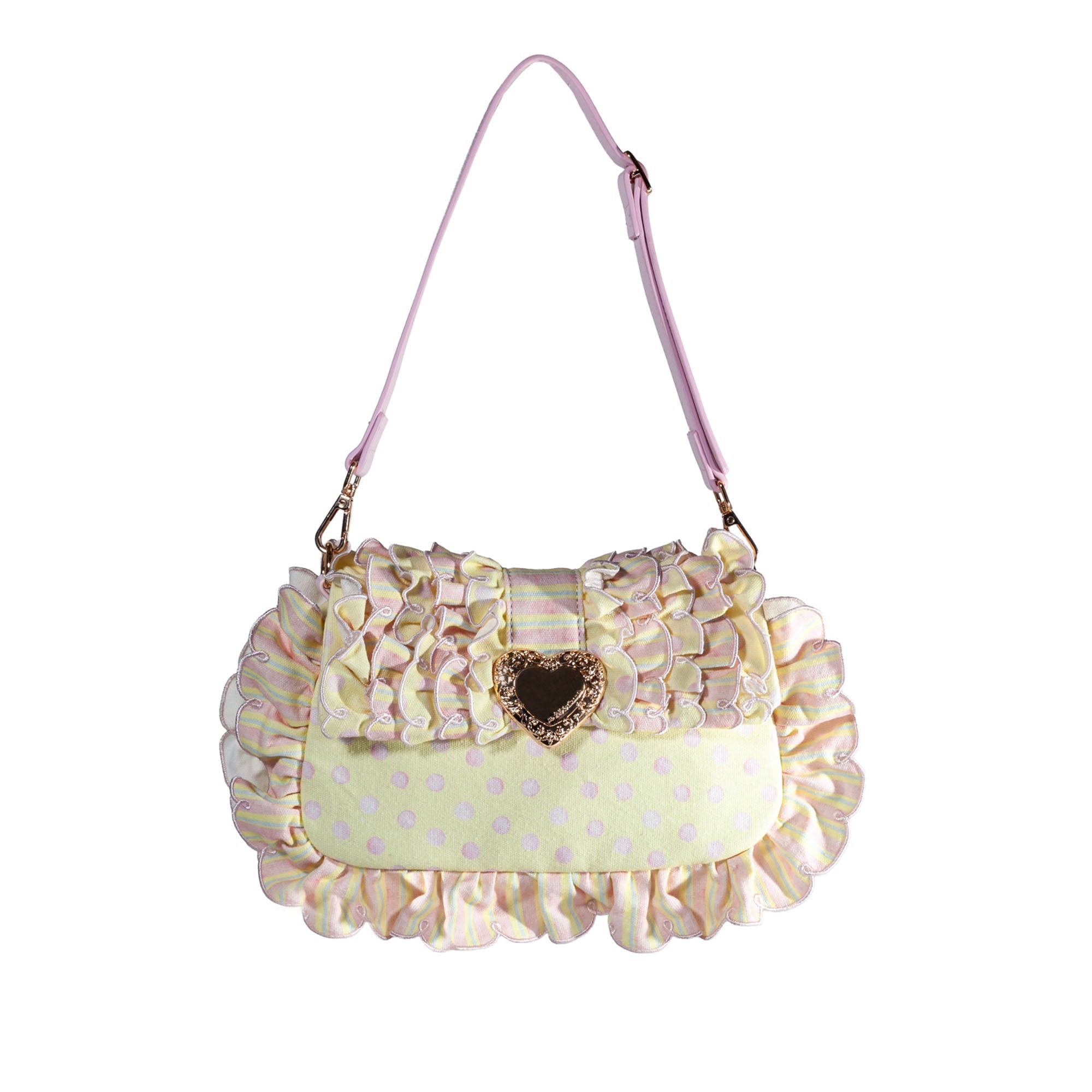 Seaside Sweetheart Ruffle Shoulder Bag