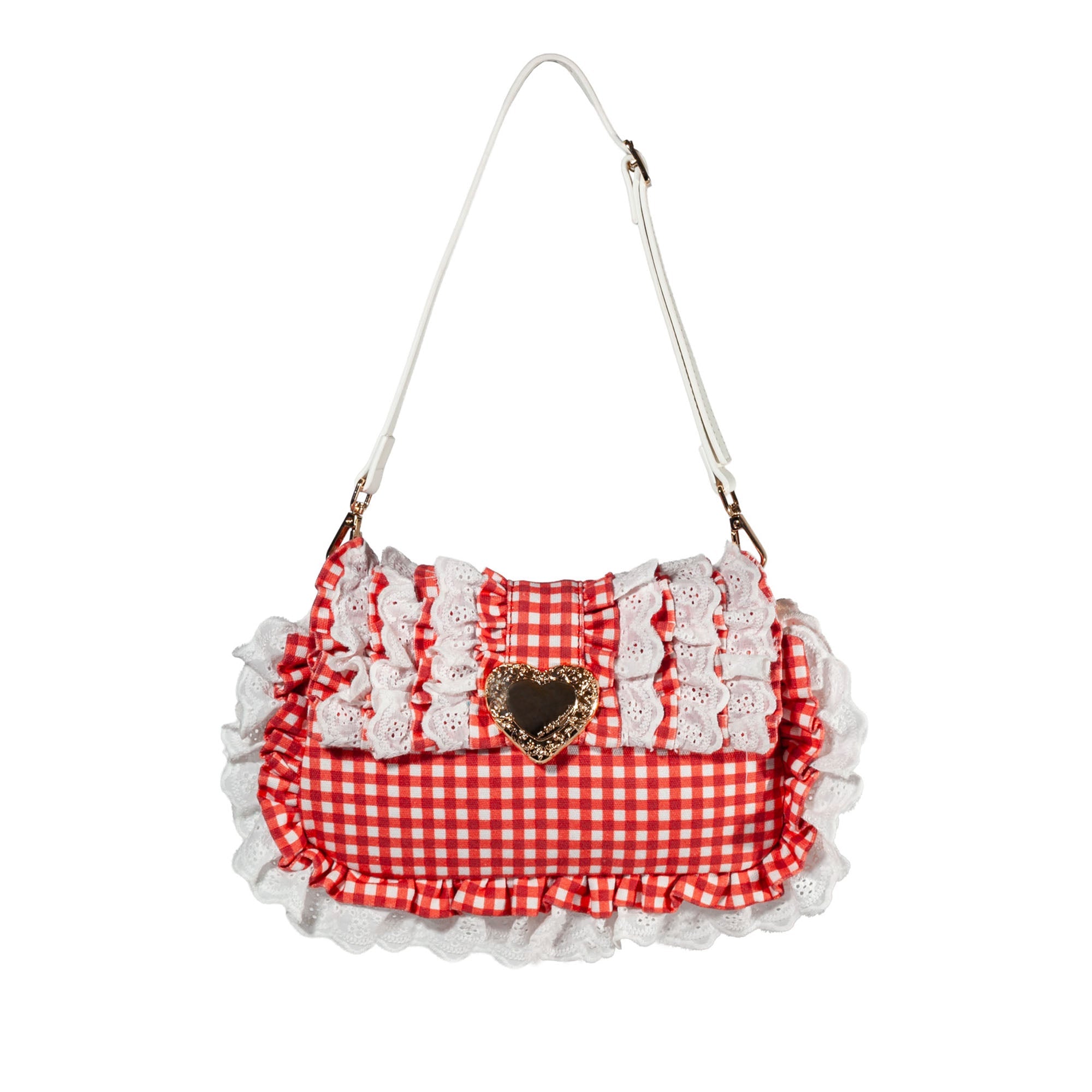 Seaside Sweetheart Ruffle Shoulder Bag