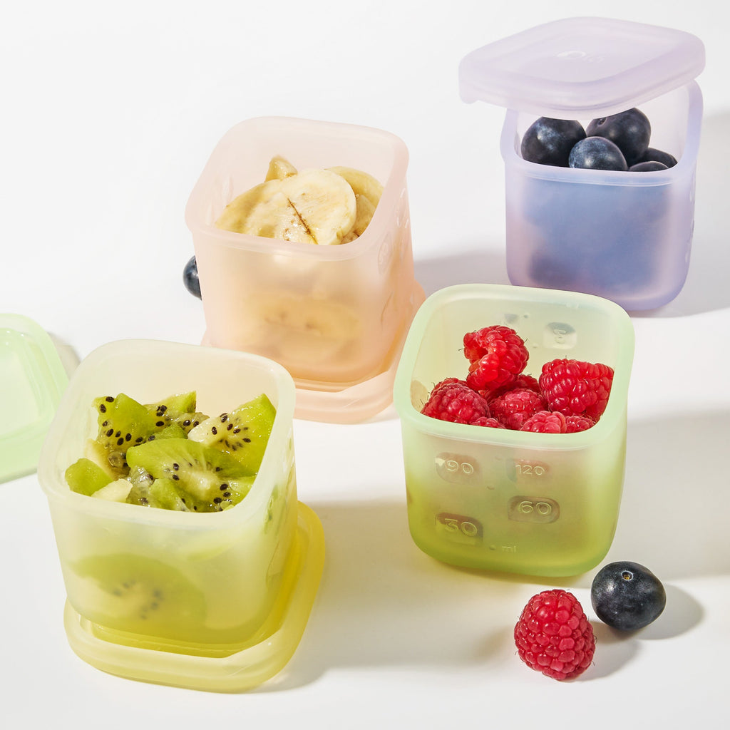 Little Bites Silicone Snack & Baby Food Containers—4 Pack